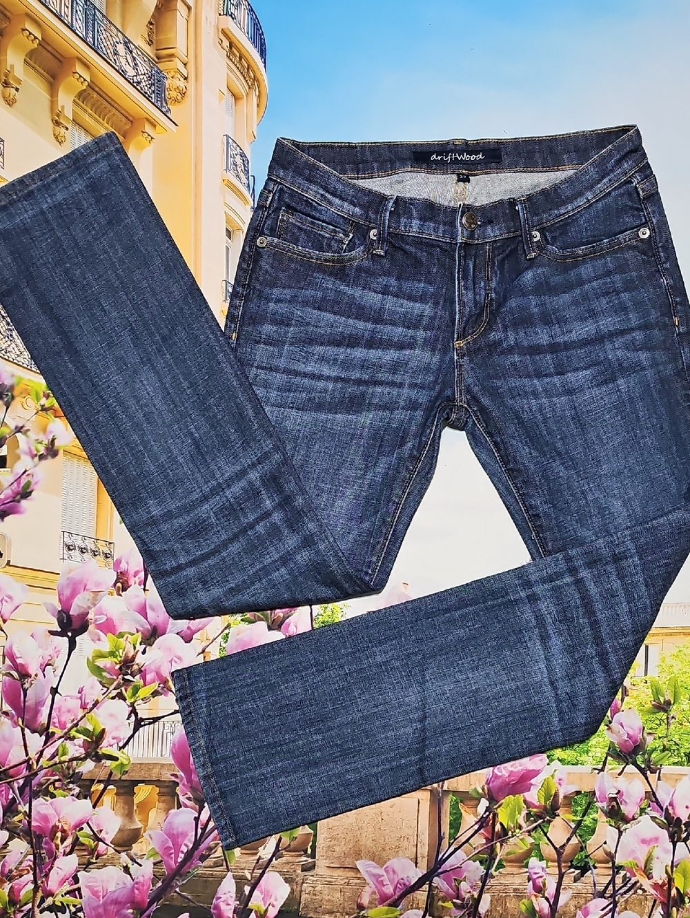 Driftwood Straight Leg Blue Jeans‎ Size 27